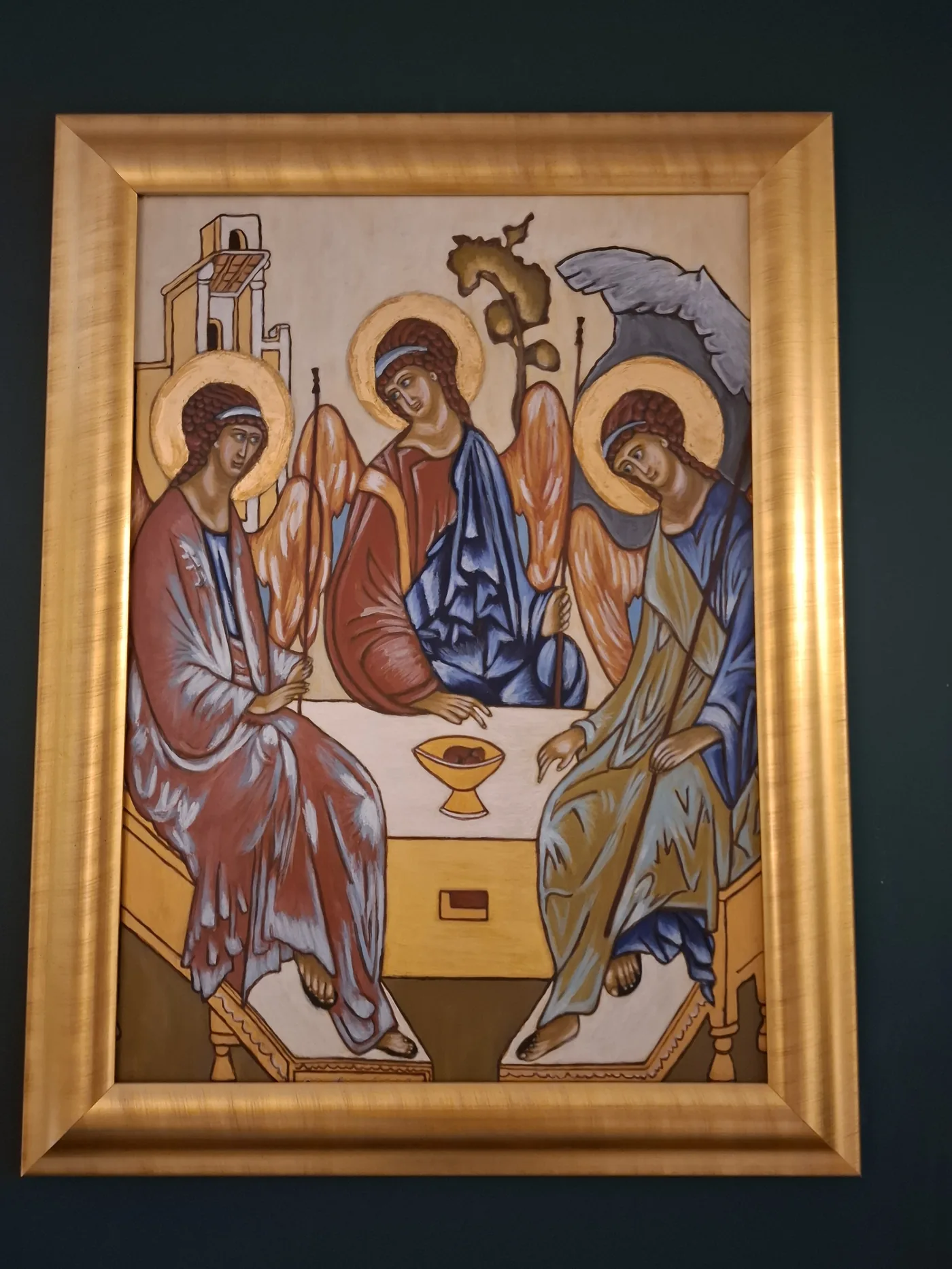 Ikona Trójcy Świętej wg wzoru Rublowa